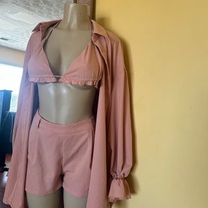 Peach / Three piece set